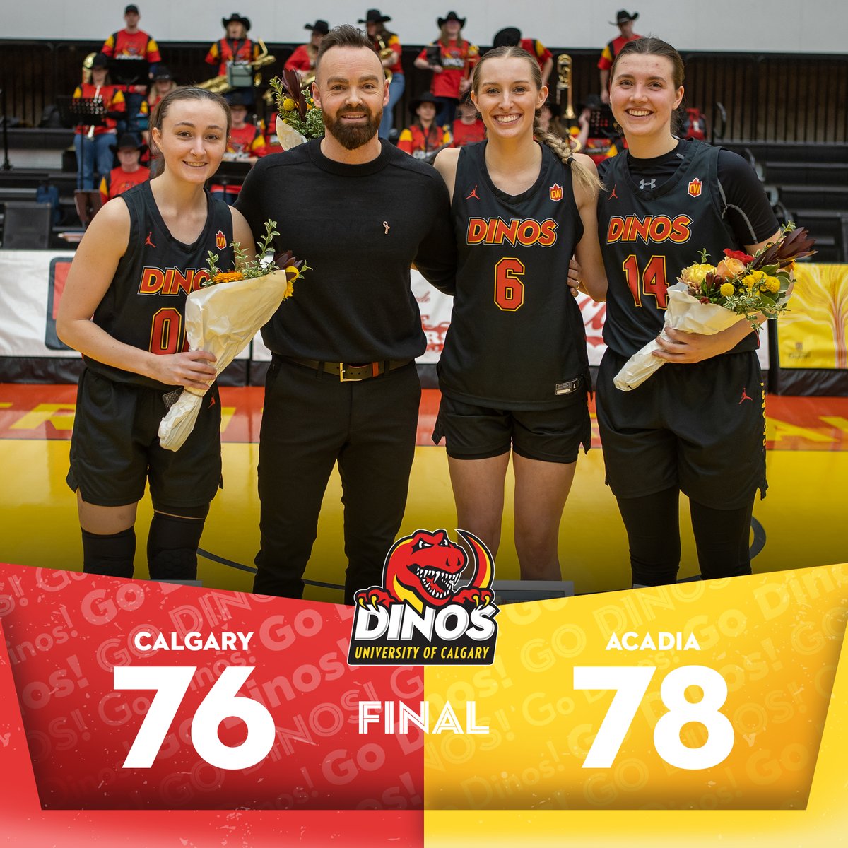 DinosWBB's tweet photo. Another close one to finish the season.

Thank you to our seniors 🦖♥️

#GoDinos https://t.co/kmNj1DWWYN