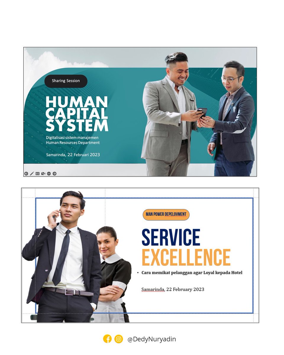 DedyNuryadin's tweet image. Saat Anda Berhenti belajar berarti saat itu pulalah Anda berhenti mengajar by Guru ferdinalafendry

Alhamdulillah luarbiasa hasil belajar desain slide karya-karya dari peserta Powerful Slide Design Horison Samarinda menarik dan keren. Geser yuk!
#SlideDesigner #SlidePresentasi