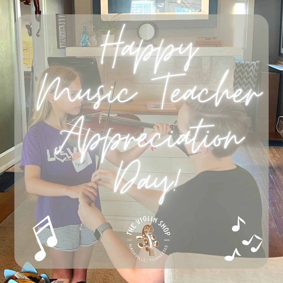 Shoutout to our music teachers today! Happy #musicteacherappreciationday 🎵 🎶