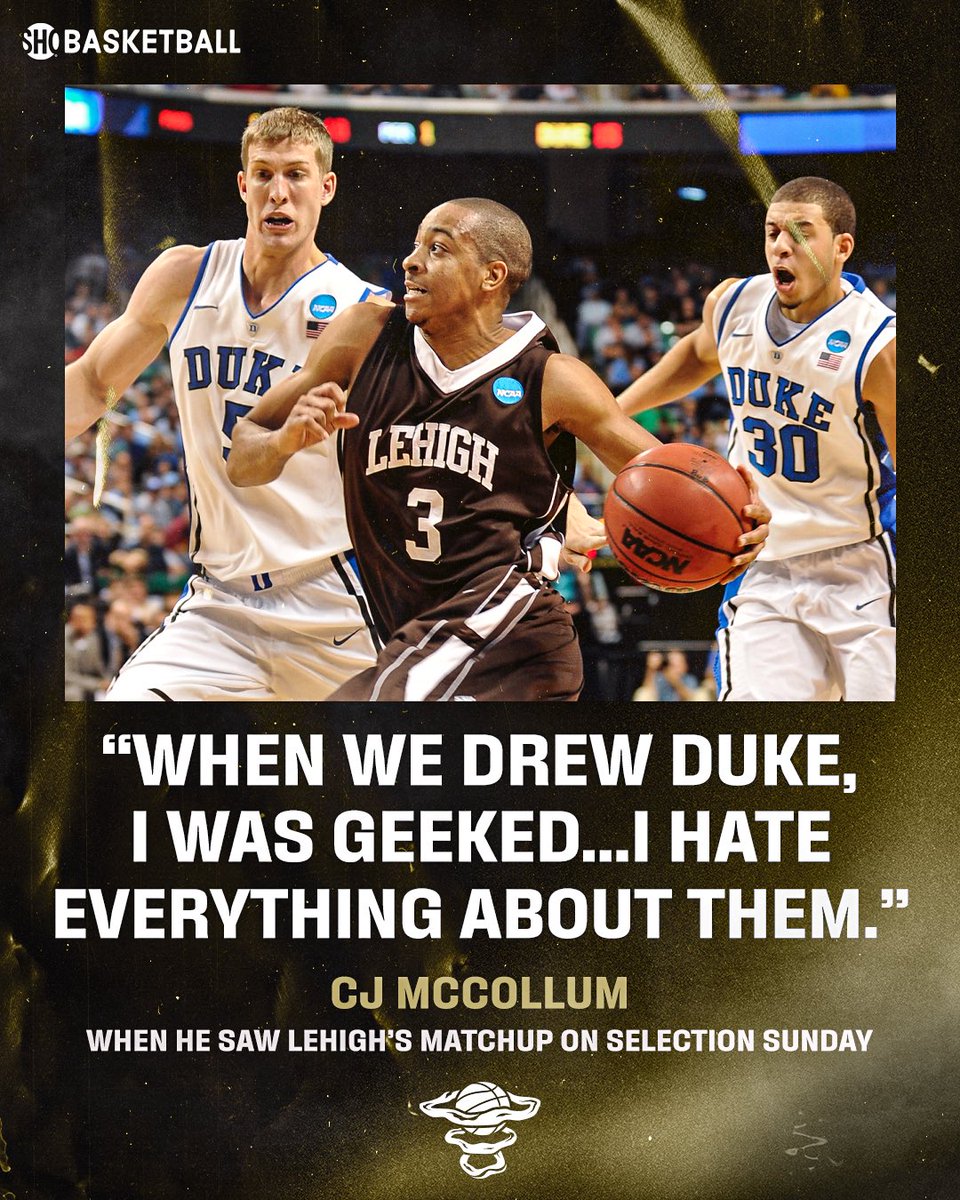 allthesmokeprod's tweet photo. Kicking off #SelectionSunday with a classic story from @CJMcCollum 😂

We’re bringing you the best #MarchMadness stories from the #AlltheSmoke vault all month.

#Duke #NCAATournament #CollegeBasketball https://t.co/v0rSGZERRu