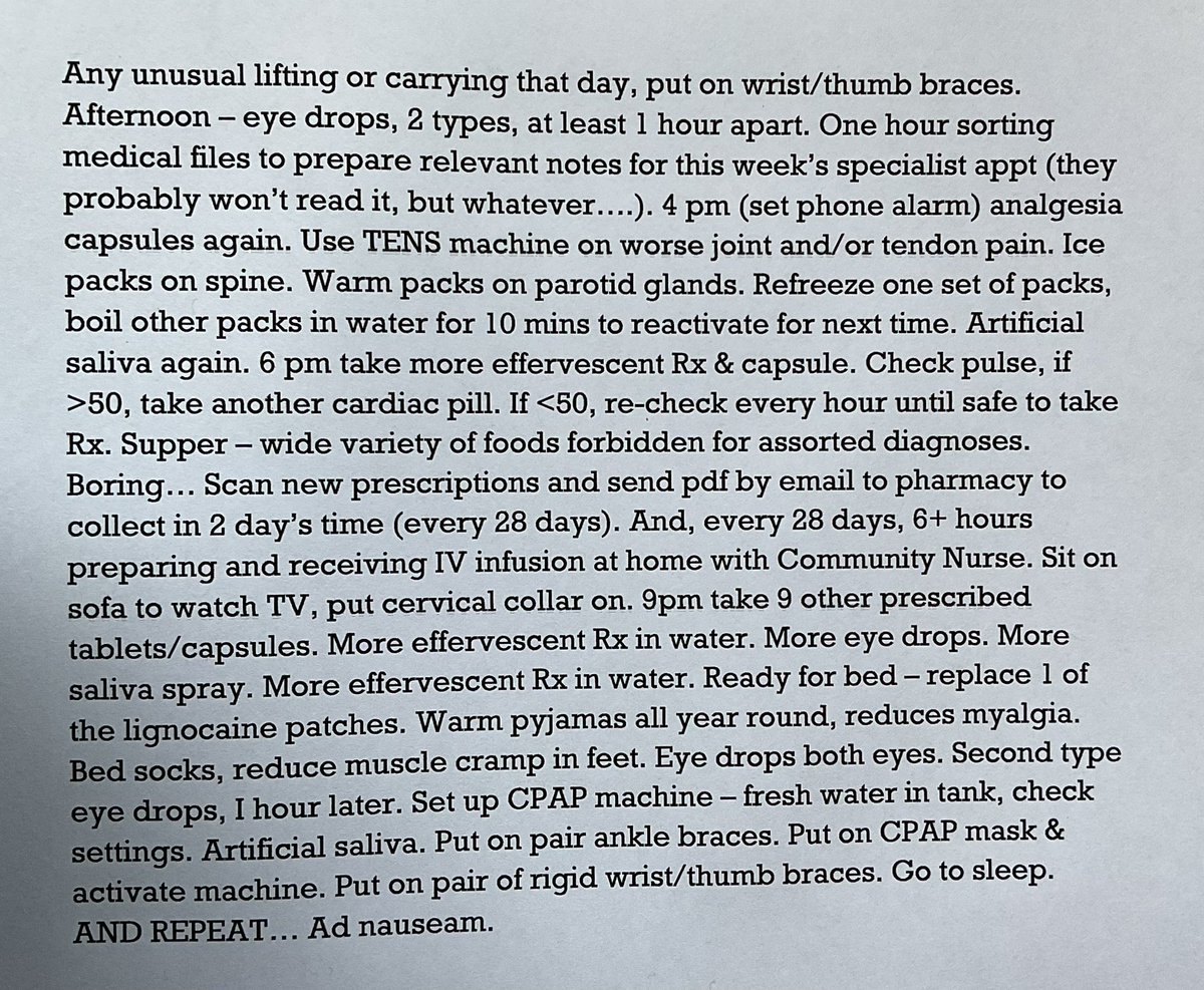 AZebress's tweet photo. A day in the life of #NEISVoid #ChronicIllness #ChronicPain.
And then, when friends call me &amp; ask how I'm doing, I somehow always answer "I'm fine, how are you?"... 🤷‍♀️ https://t.co/ZAf1QaV2lk