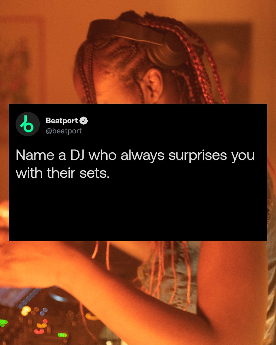 Beatport tweet media