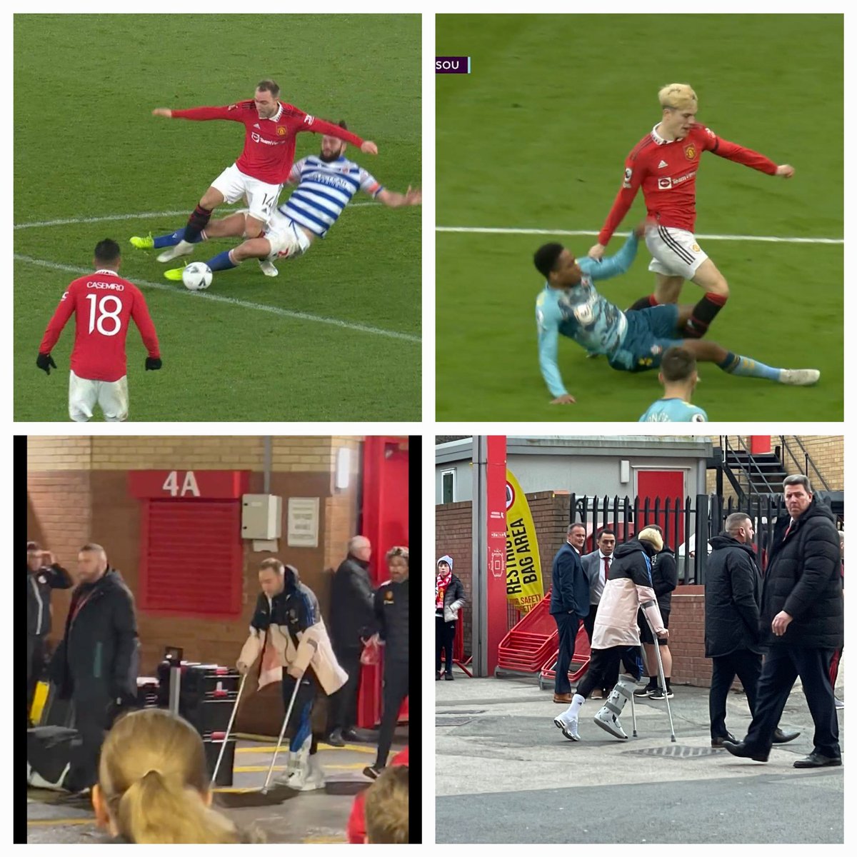 CarrickWay_'s tweet image. Injury causing tackles. Referees and VAR kept quiet on both occasions. @premierleague, @FA