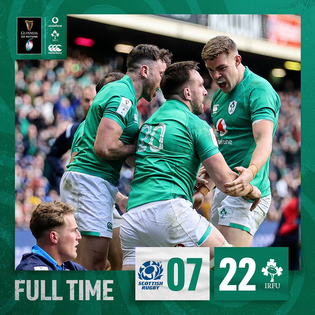 A massive away W! 👊 #TeamOfUs | #GuinnessSixNations