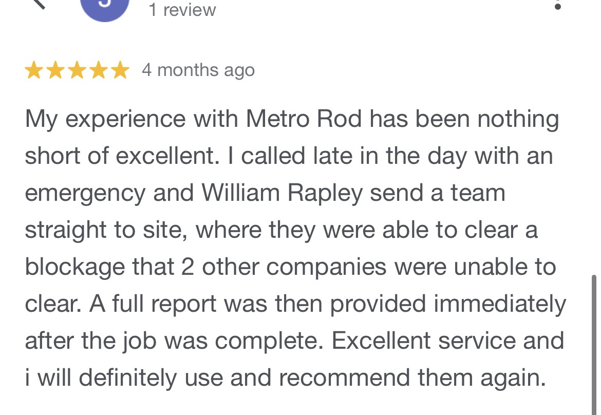 Metro Rod Central London tweet media