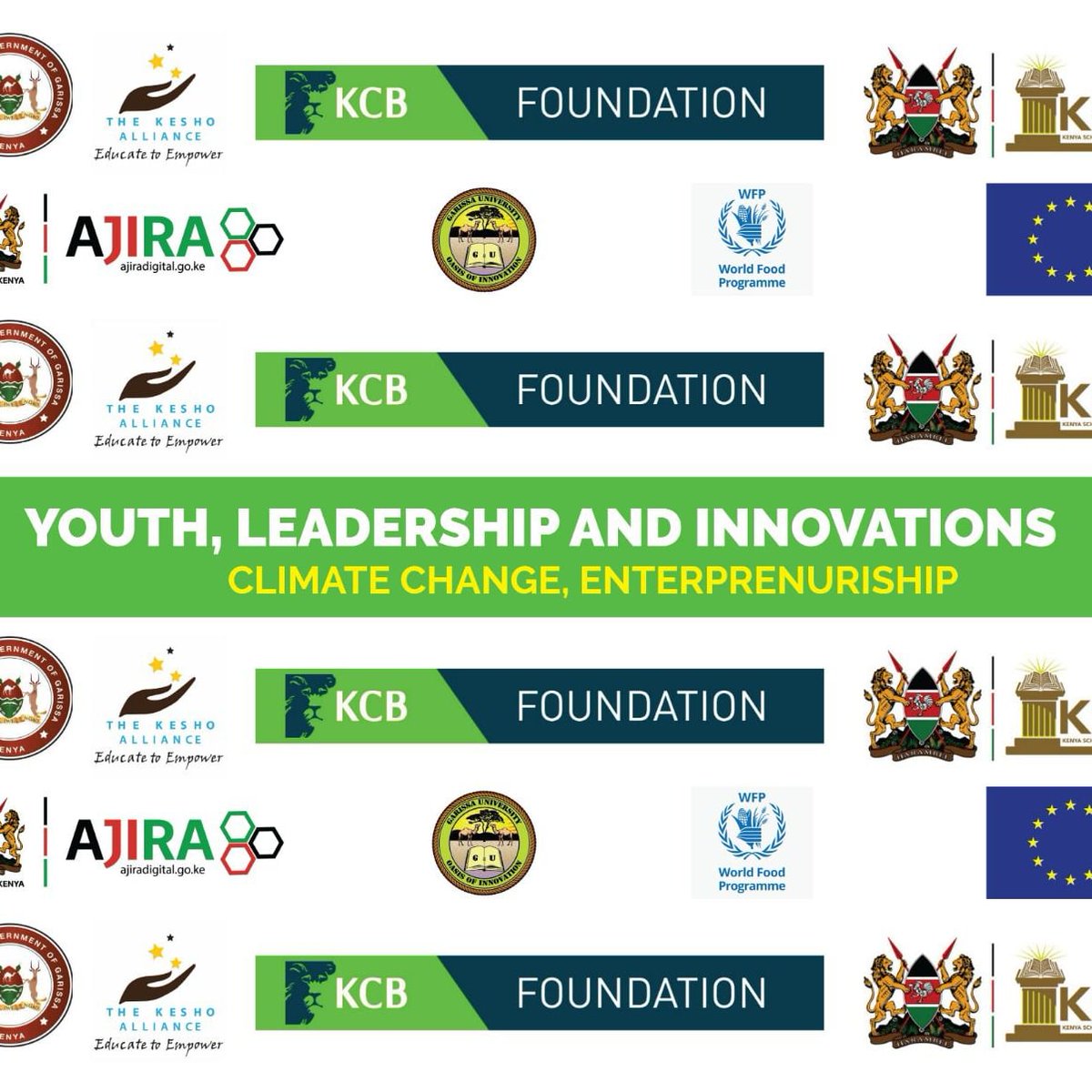 The Biggest youth Convention in Kenya will be happening tomorrow in courtesy of @GarissaGov, @KSGKenya, @KCBFoundation, @EuropeanUnion36, @GarissaCounty, @WFP_Kenya @Agiradigital @UNDPKenya