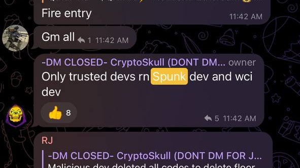 NetanyahuXBT's tweet photo. @cryptoskullx Yes, please gather Tyson and the ruggers for the next scam
Enough people love you that they would fall for it <3
#GenBlok #Spunk #LSVR #scam https://t.co/hoyqhCFLul