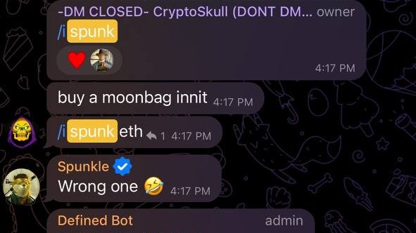 NetanyahuXBT's tweet photo. @cryptoskullx Yes, please gather Tyson and the ruggers for the next scam
Enough people love you that they would fall for it <3
#GenBlok #Spunk #LSVR #scam https://t.co/hoyqhCFLul