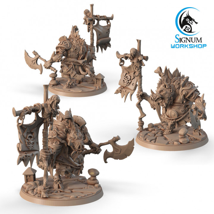 AnimaGamesUK's tweet photo. As if 'Samurhinos' weren't enough  - there's Samurai Boars too! I'm going for 'Boariental' Samurai ;) https://t.co/wSQwdFbT1d #Boar #anthropomorphic #SignumWorkshop #Tabletop #Wargaming #Miniatures #Fantasy #DnD #RPG #TTRPG #Samurai #Oriental #DarkMoon #Oriental #Signum https://t.co/uV1Gy3KVvt