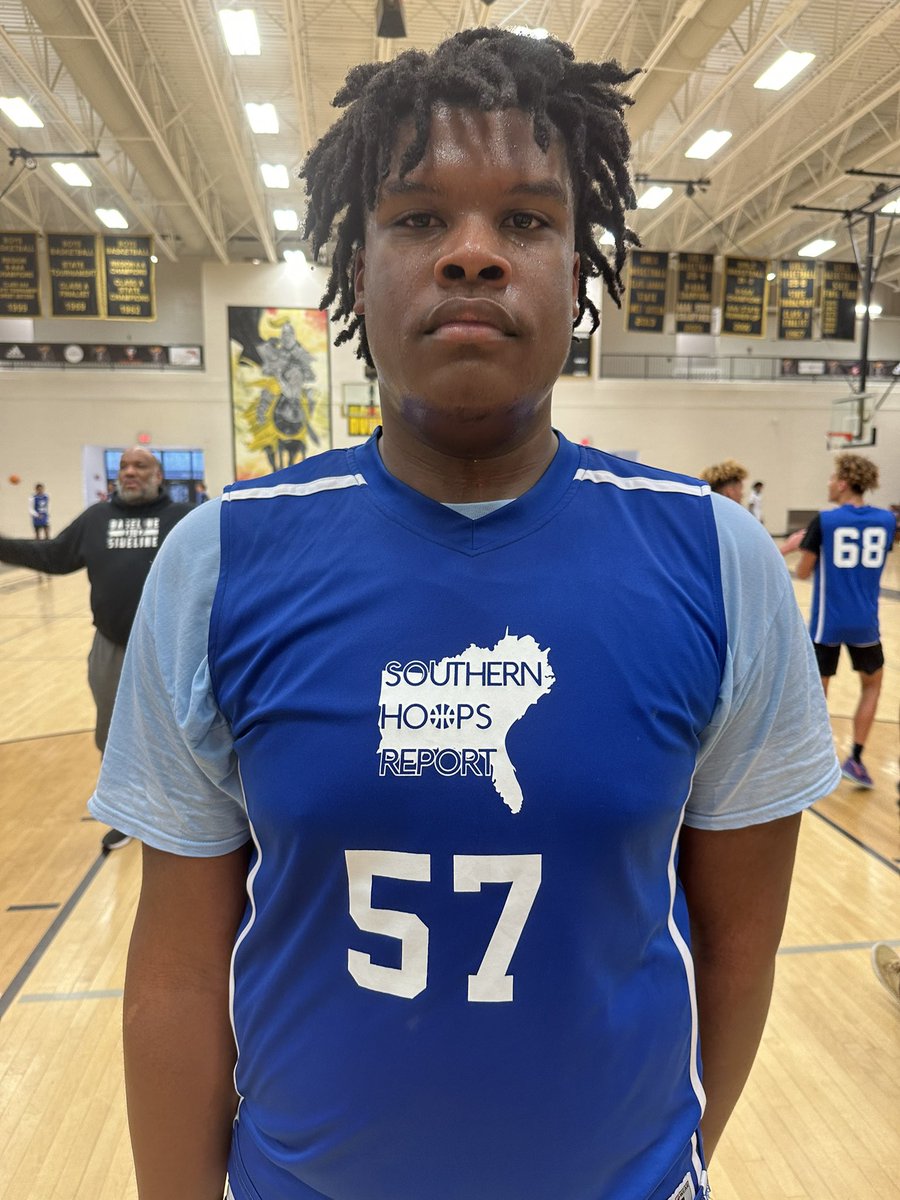 CoachWillieEJr's tweet photo. One to watch in the '24 class is DJ Cain @DjCain14 of Cartersville (GA).  The 6'9 big man put his stamp on the game from tip. 

He's an active rebounder, vocal leader on both ends, &amp; finished well with both hands. Tons of upside &amp; potential in Cain. https://t.co/OcEYhPIaA0