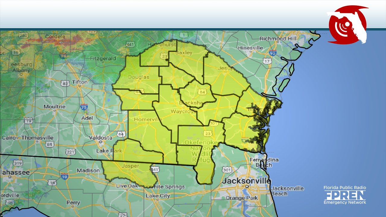Florida Storms on Twitter "Tornado Watch for Hamilton, FL; Appling, GA