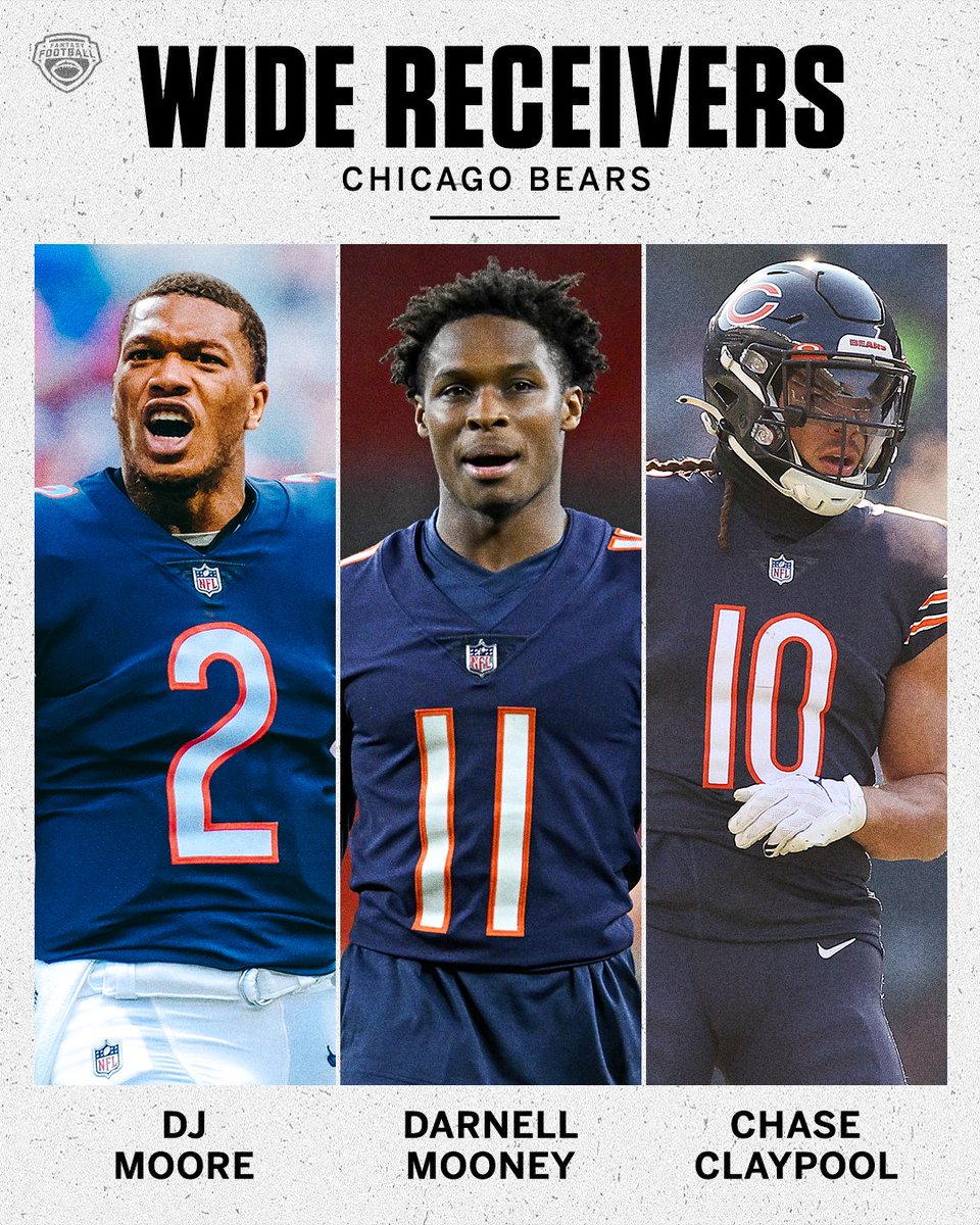 The Bears' WR trio is looking scary 😈