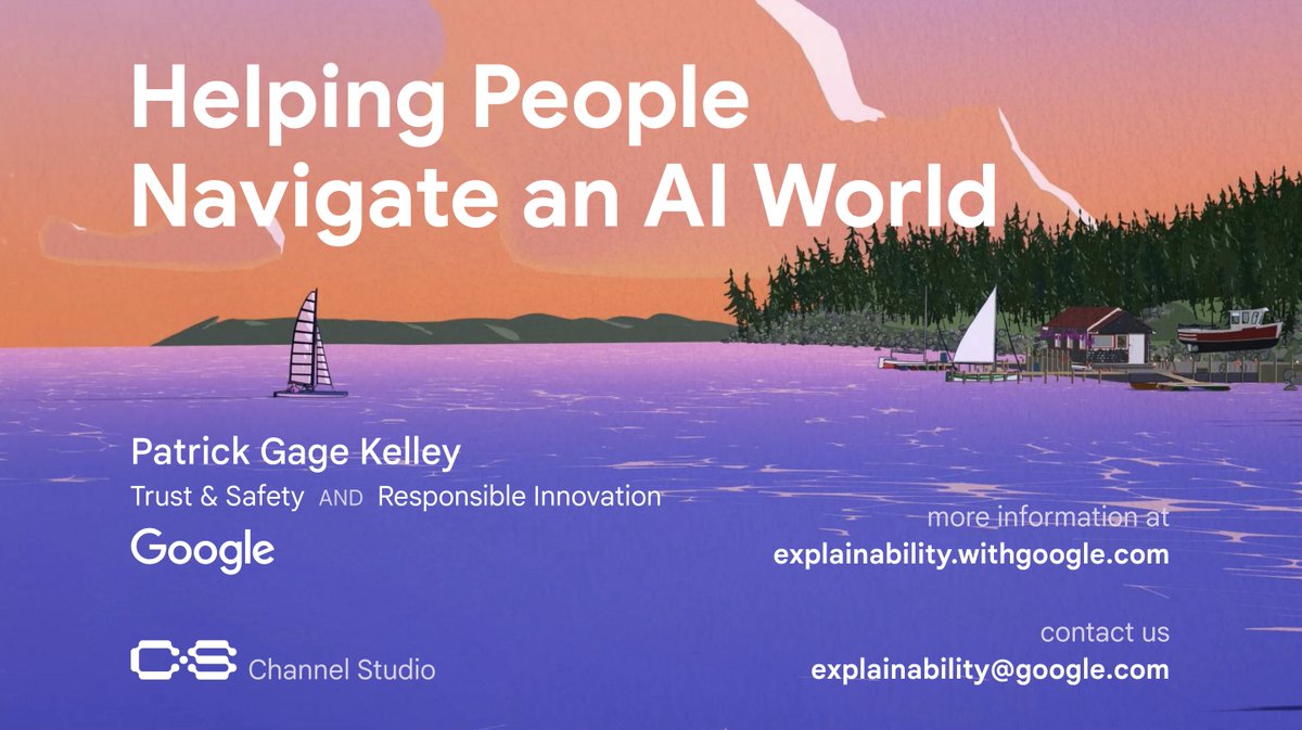 (a rare tweet) as I prepare to present tomorrow at SXSW out here in Austin. I'll be sharing a bunch of our work over the past few years on #explainability, and the resources we've designed and shared that will help people build AI systems that are more understandable.