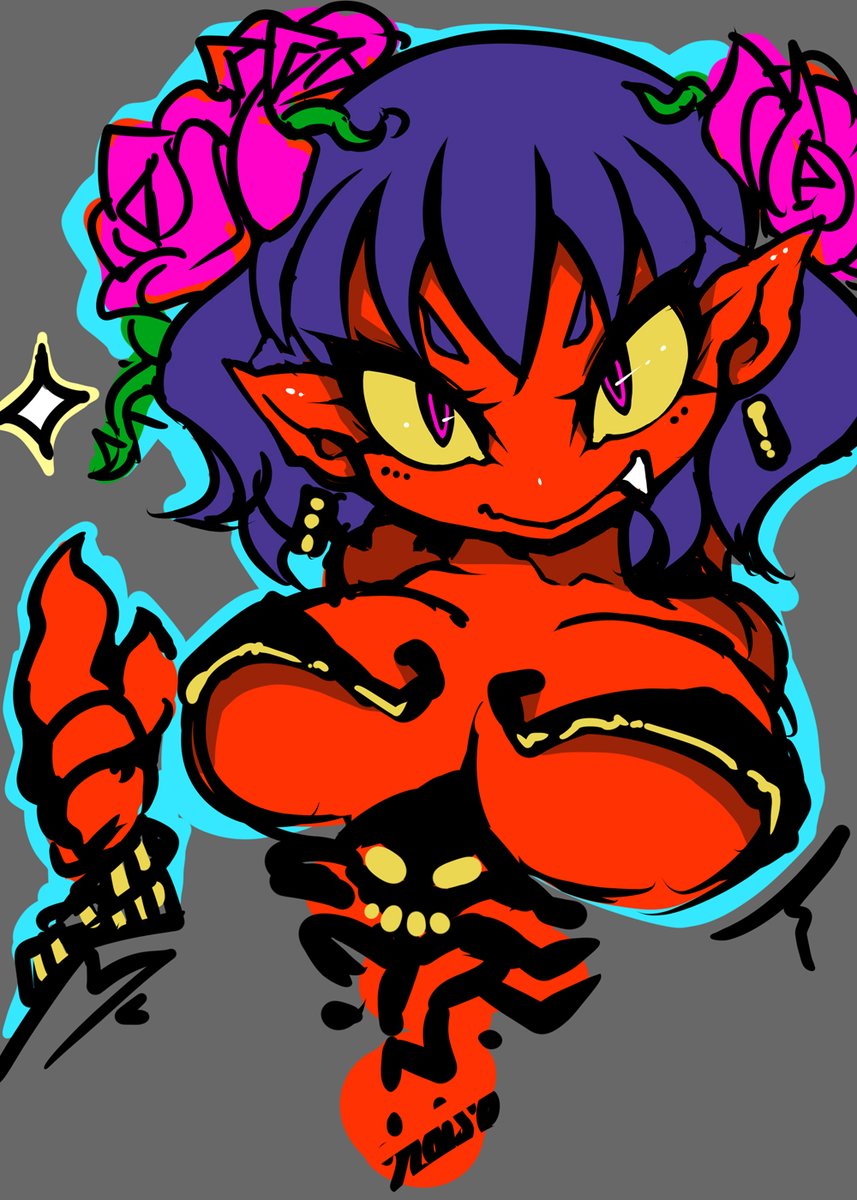 赤いの何枚か描いてた気がしたけどPixivのマイページ見たらかなりレアだった 