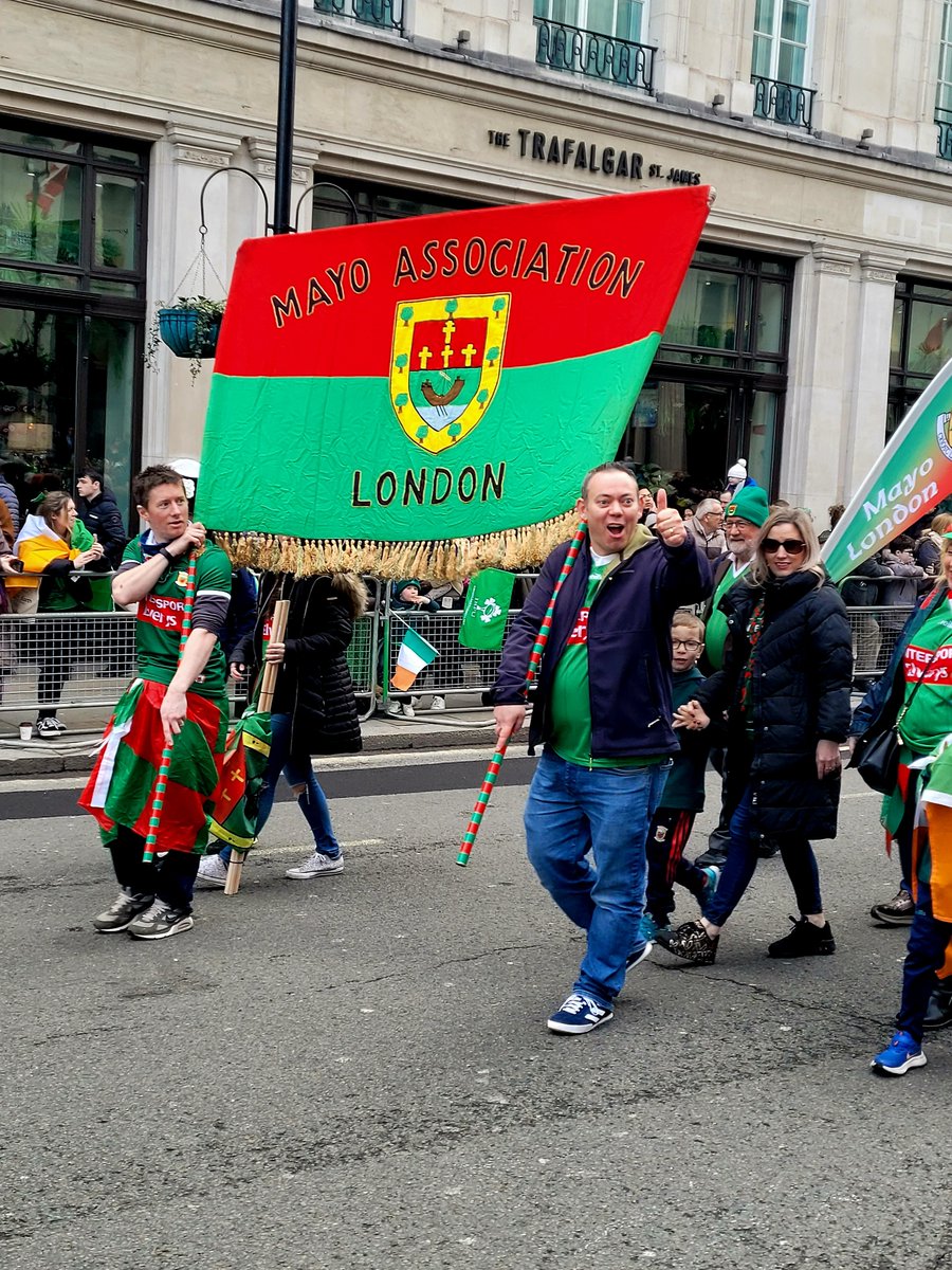 Up Mayo! Happy Saint Patrick's Day #UpMayo #MayoAbú #StPatsDayLDN #LondainAbú