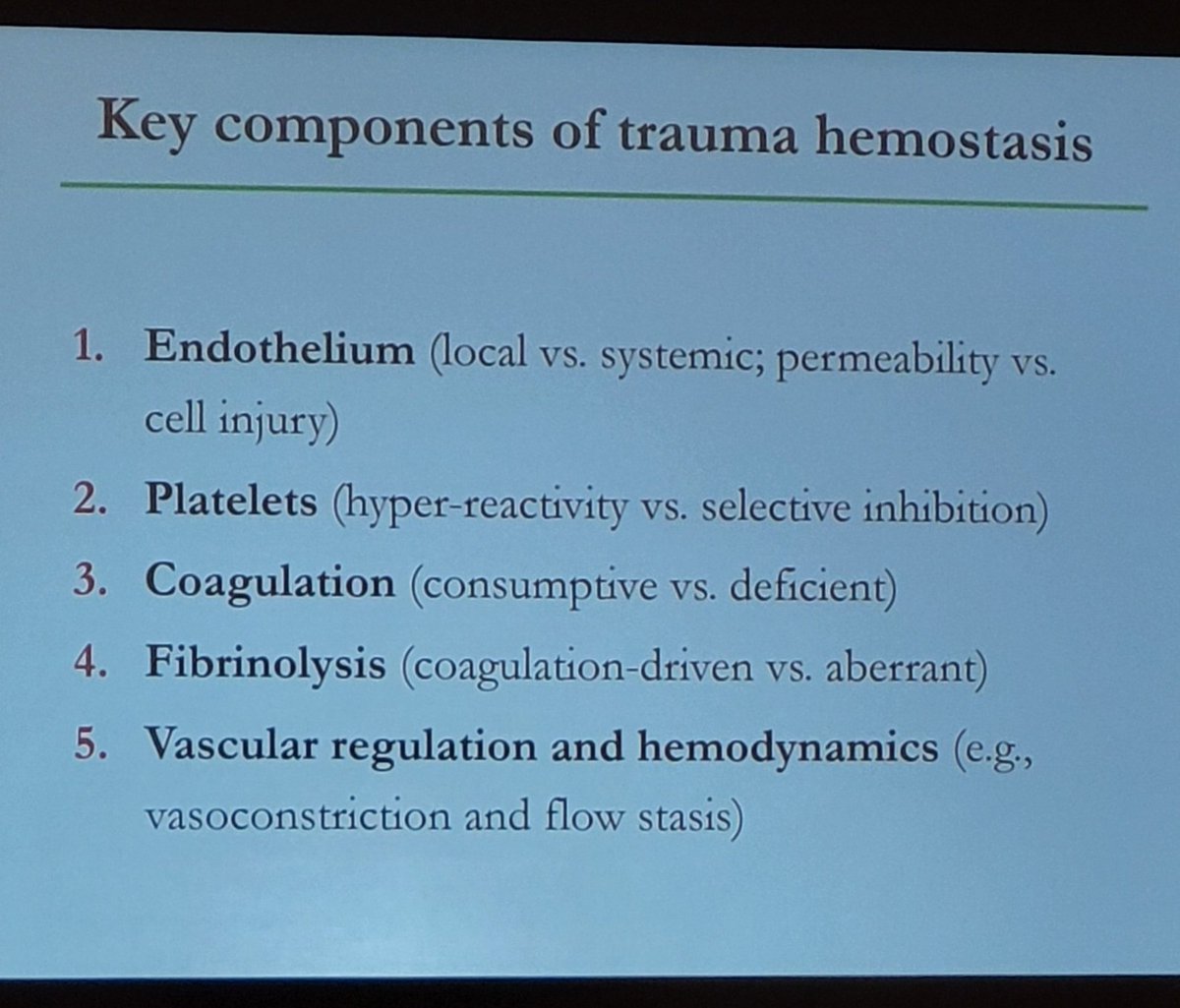 joshuamuia's tweet image. Traumatic brain injury (TBI) induced coagulalopathy: what is it? biomarkers, and intervention. Jing-Fei Dong l, MD, PhD, @BloodworksNW shares with attendees the latest research updates on the role of extracellular vesicles in TBI-induced coagulopathy #HTRS2023.