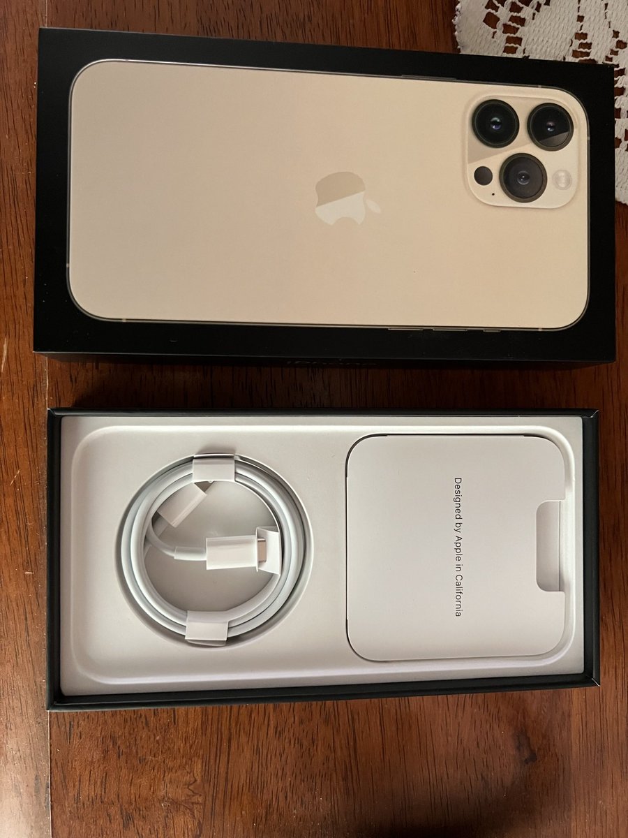 typenllain's tweet photo. iPhone 13 Pro Max Gold 128GB
£799 O.N.O. Brilliant phone. Only selling as the iPhone has been updated to a 14. Please contact me. https://t.co/JSkpSllQJS