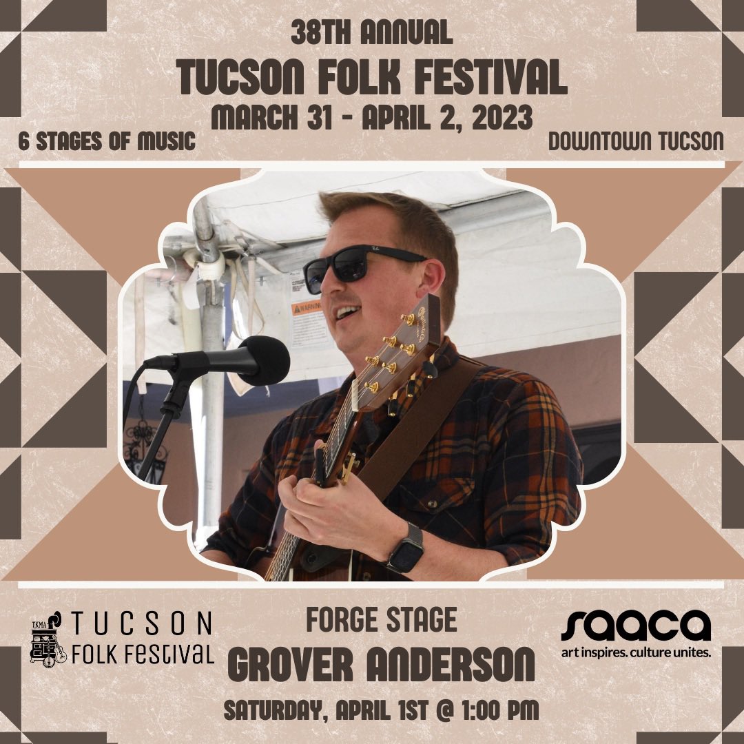 iamsupergrover's tweet photo. Looking forward to a big trip to AZ in a couple of weeks. Playing in Tucson, Bisbee, and Phoenix between 3/30 and 4/4 https://t.co/eTG5ynPxjF