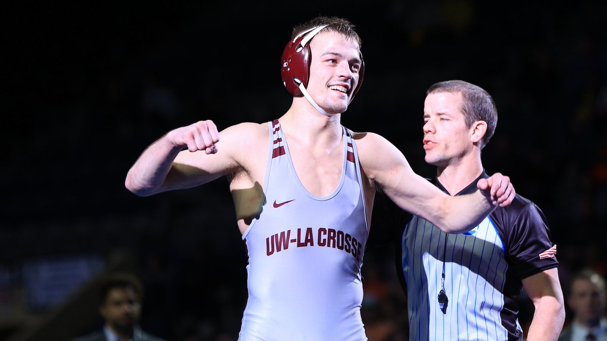 ICYMI: <a href="/UWL_Wrestling/">UWL Wrestling</a> Nolan Hertel captured the 157-pound title at the NCAA III Championships. He became the first wrestler in school history to win the 157-pound division. Go Eagles!