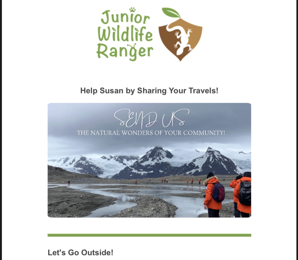 SusanJDorsey's tweet photo. What natural wonders surround you?
Calling all educators, students, artists, and storytellers! Create a video and send your story to community@wildliferanger.org by March 24th. We can't wait to learn from your stories and share them on @WildlifeRanger medias! https://t.co/TPdFxwYa2Y