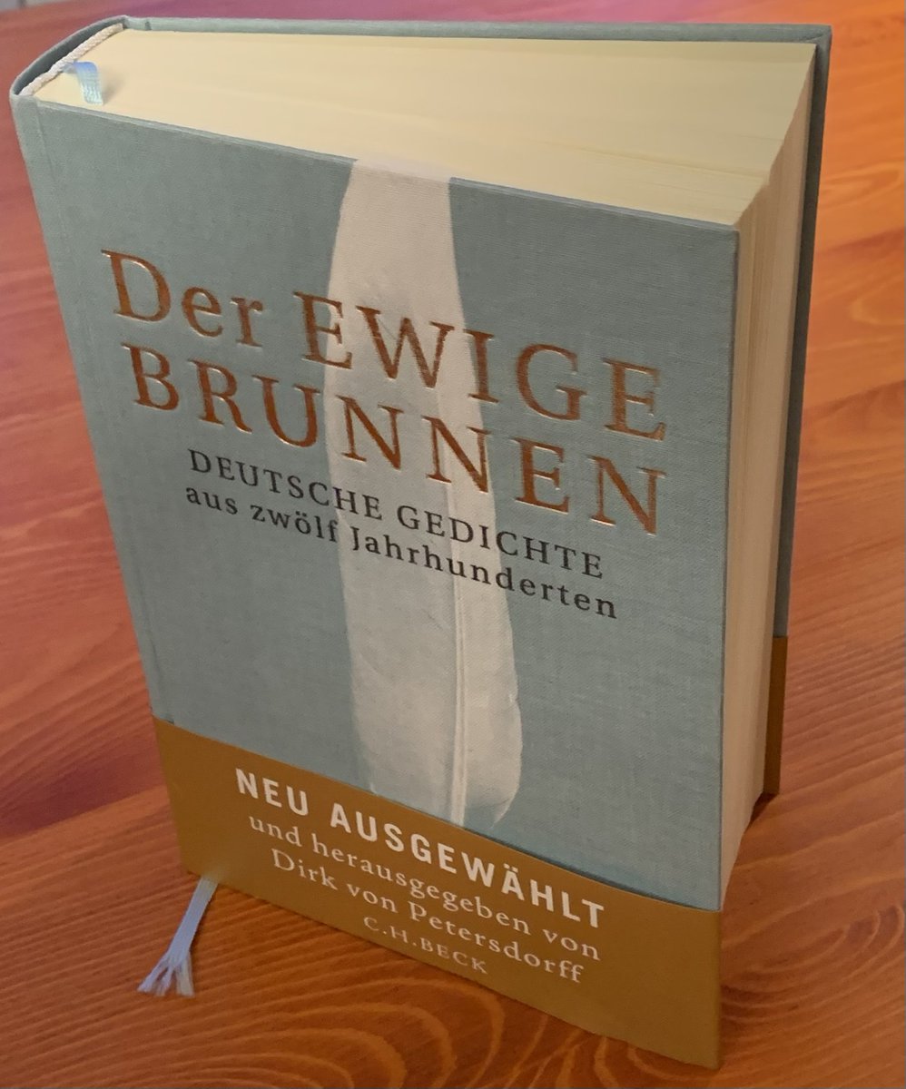 Von Zaubersprüchen und Kinderliedern, über Goethe und Droste-Hülshoff bis zu Mascha Kaléko, Ernst Jandl und Udo Lindenberg: "Der ewige Brunnen" mit über 1000 Gedichten als Neuauflage ist da!