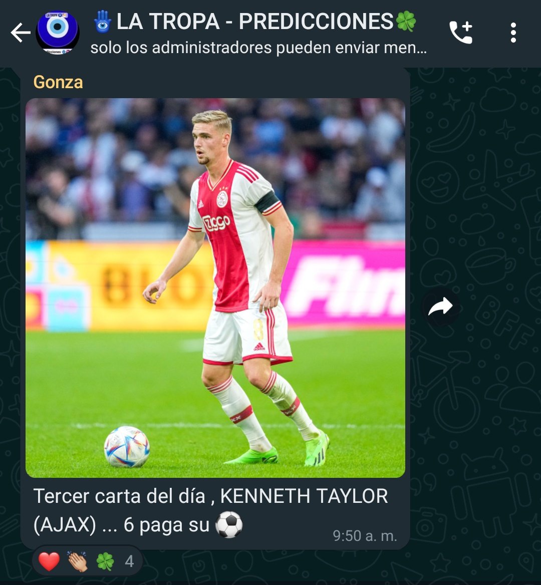 Astro_Psicolog1's tweet image. Les dejo los tips matutinos de uno de los mejores Tipster de Sudamérica, #Gonza
Por supuesto un soldado de primera línea de nuestra causa e integrante de la Tropa más hermosa del mundo🫂♥️✨
Jugadores que dejó hoy, Jugadores que convirtieron❗ INCREÍBLE.
FÚTBOL INTERNACIONAL ✨♥️
