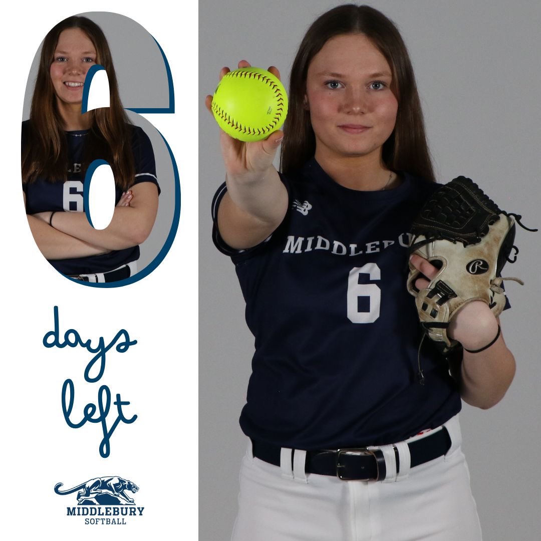 middsoftball's tweet photo. Less than a week‼️ #gomidd #gomiddsoftball https://t.co/RQrNNg2wSa