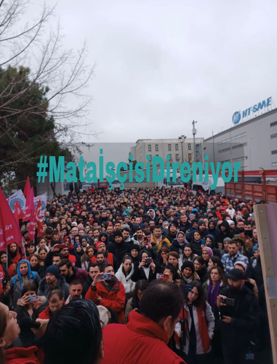 #MATAİŞÇİSİdireniyor. Direnen mata işçisinin yanındayız #DİSKBİRLEŞİKMETALİŞ