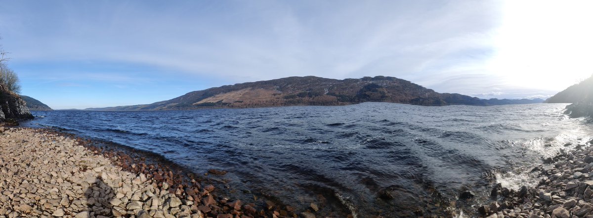 Really enjoyed my trip around Loch Ness. Found Nessie but she was a bit camera shy, so I respected that and instead took this amazing picture from #lochness #scotland #nessie