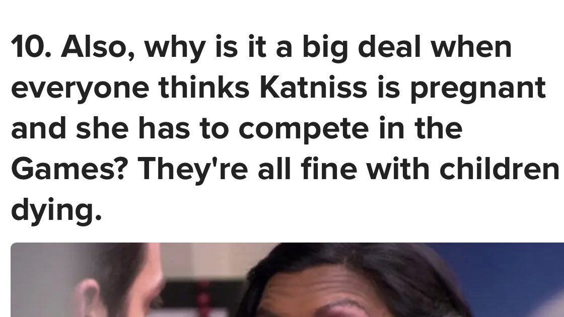 cassbeewrites's tweet photo. publicly calling for an end to buzzfeed journalism. imagine missing the point of the hunger games this badly https://t.co/eYJlJ2VoEz