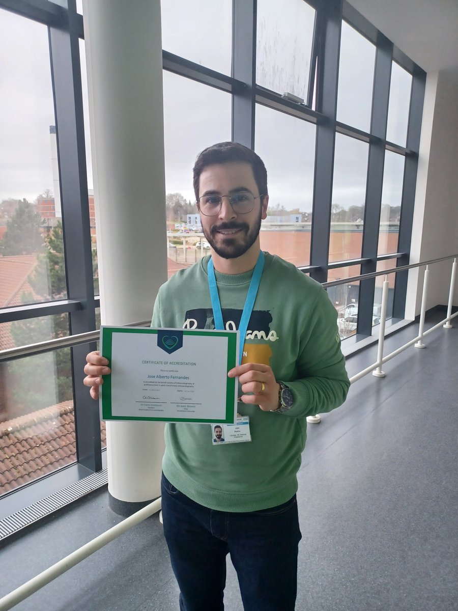 UHNM_ECHO's tweet photo. Congrats to Laura and Jose for achieving @BSEcho accreditation today 

Very well deserved, we are so proud of you both
🥰👏🥳🤓❤️

#Echo #improvingpatientcare 
@UHNM_NHS @TracyBullock12 https://t.co/gmqHNRNjw3