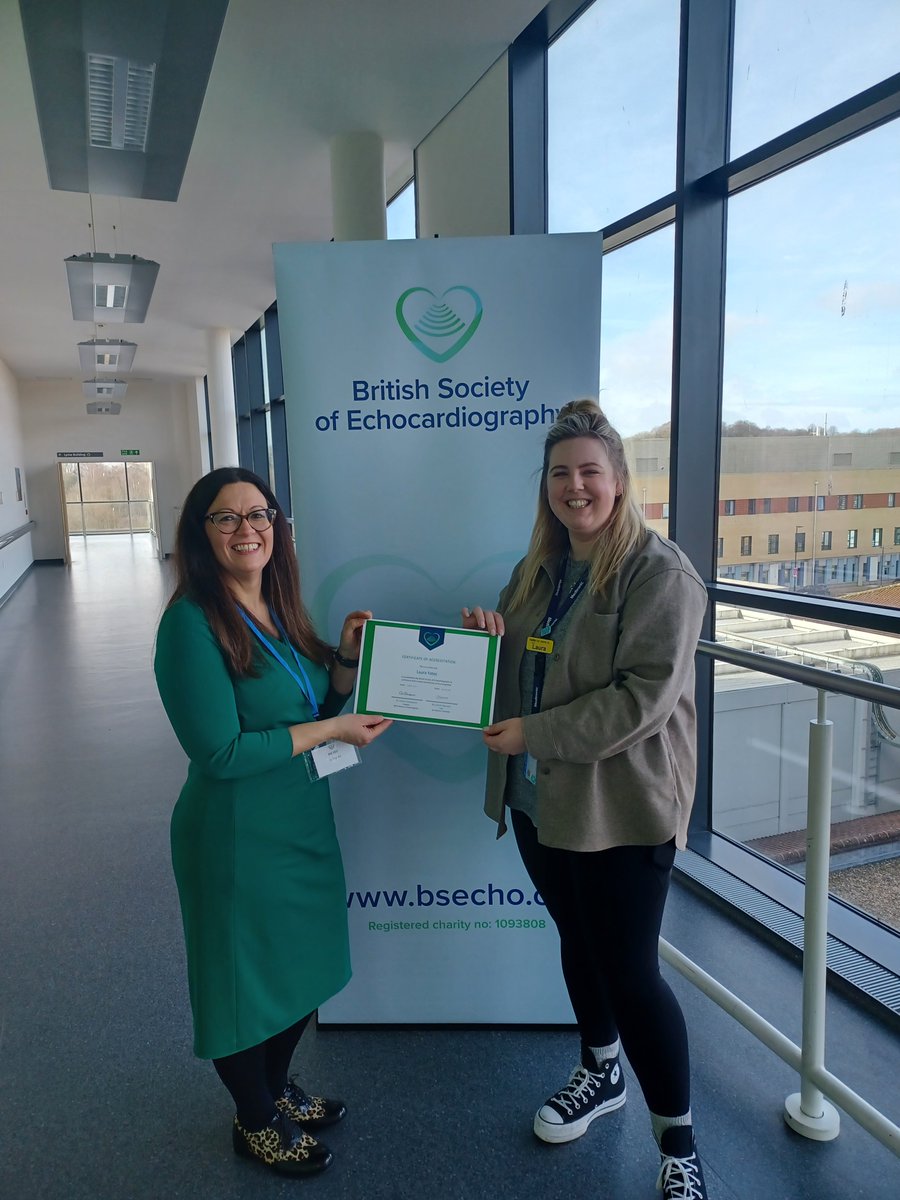 UHNM_ECHO's tweet photo. Congrats to Laura and Jose for achieving @BSEcho accreditation today 

Very well deserved, we are so proud of you both
🥰👏🥳🤓❤️

#Echo #improvingpatientcare 
@UHNM_NHS @TracyBullock12 https://t.co/gmqHNRNjw3