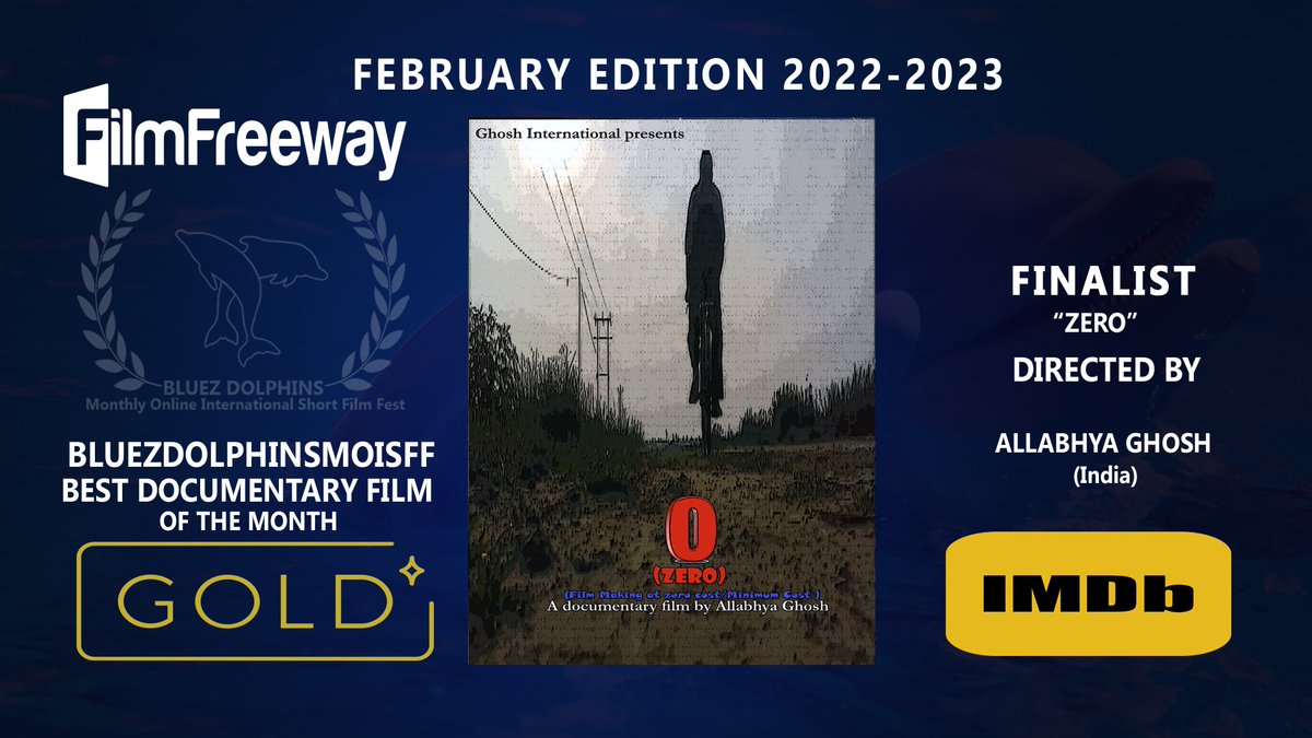 BLUEZ DOLPHINS - MONTHLY ONLINE SHORT FILM FEST tweet media