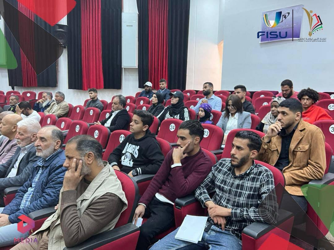 libyanssf's tweet photo. نظم الاتحاد الليبي لرياضة الطلاب يوم  السبت الموافق 11 مارس 2023 ندوة حواريه بمسرح المعهد العالي لتقنيات الفنون بزاوية الدهمانى بطرابلس تحت عنوان .. التطوع فى مجال الرياضه وأثره على الفرد والمجتمع
https://t.co/l2ky5xeK2W https://t.co/zQJoDMVbOq