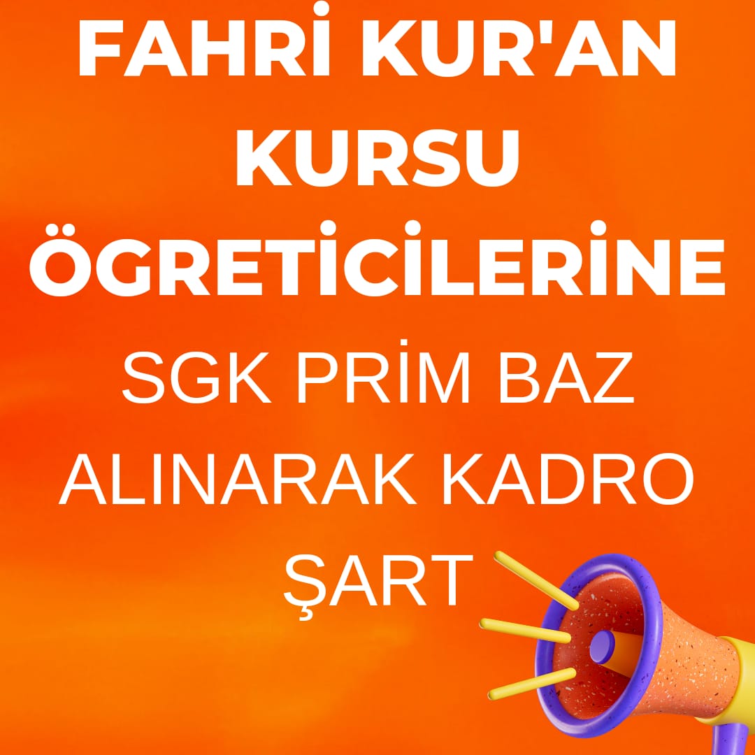 Hiçbir sorumluluktan kaçınmayan her sıkıntıya karşı görev bilinciyle mücadele eden şu kadar insanın hakkı artık verilsin.

TBMM FAHRİLERE KADRO
#Diyanet

<a href="/AvSabriOzturk/">Av.Sabri Öztürk</a> <a href="/zyildiz_/">Zeynep Yıldız</a> <a href="/MSaitKirazoglu/">🇹🇷 Mehmet Sait Kirazoğlu</a> <a href="/EbubekirBal_/">Ebubekir Bal</a> <a href="/yukselmuslum27/">Müslüm Yüksel</a> <a href="/e_erkanbalta/">E. Erkan Balta 🇹🇷</a> <a href="/barisaydin06/">BARIŞ AYDIN</a>