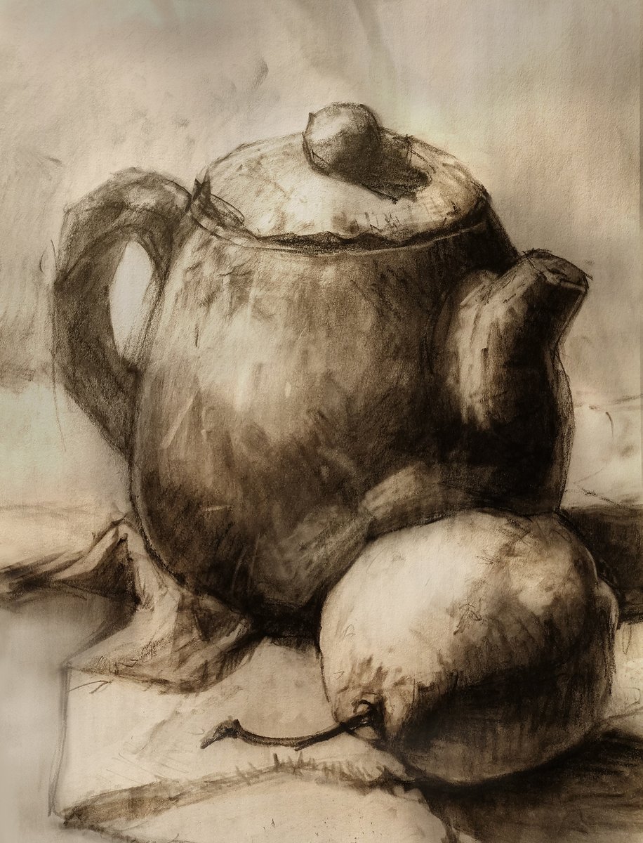Dmitry_Brushray's tweet photo. My charcoal practice
#StillLife #Art #Drawing #PencilArt #CharcoalDrawing #Teapot #Fruit #Realism #FineArt #Sketch #charcoal #traditional #painting
#ArtOfTheDay #Gallery #ArtistOnTwitter #DailyDrawingn #ArtCommunity https://t.co/bL1Y0loSvE