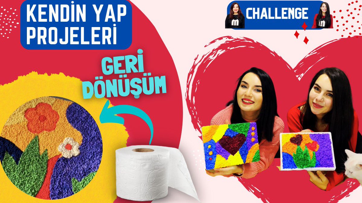 Müsvedde kağıtları ziyan etmedik, birbirimize meydan okuyarak sevgililer gününe özel tuvaller yaptık! Yeni videomuz kanalımızda 🥰

youtu.be/mMSqzEHyQCM