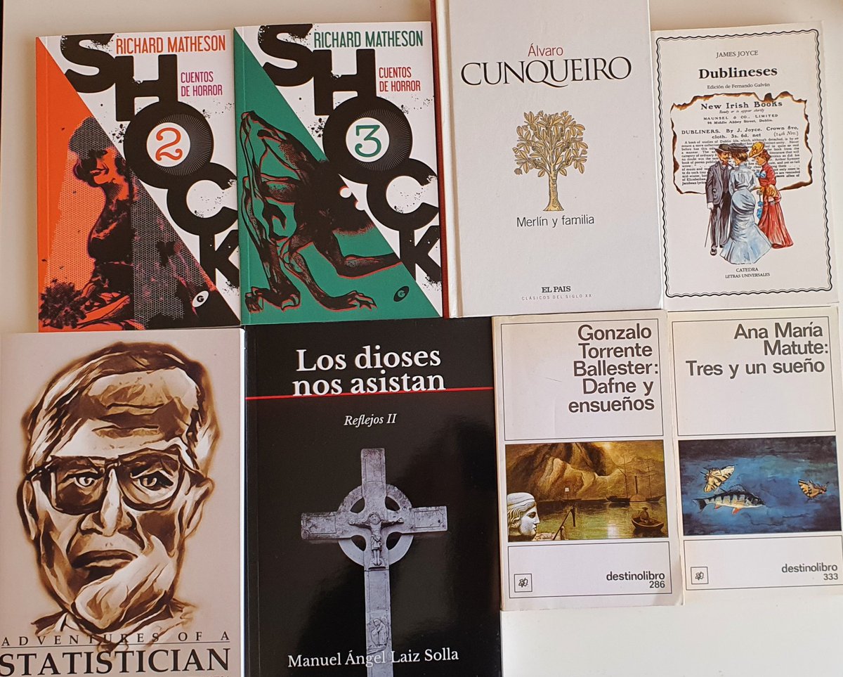 No sé cómo, pero me he vuelto a juntar  con un tsundoku de nivel 8...