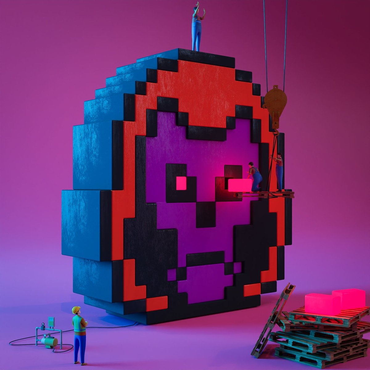 #NewProfilePic
Huge thanks to <a href="/Shakespeare_V/">Shakespeare ♑</a> for creating this amazing piece for me of my hooded <a href="/Crypto_Skulls/">CryptoSkulls ☠️</a> 🔥🔥💀🔥🔥, strongly advise following as the rest of his work is just as stunning.