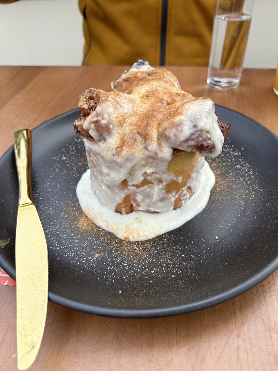 The last sticky bun at Little Prince!😢