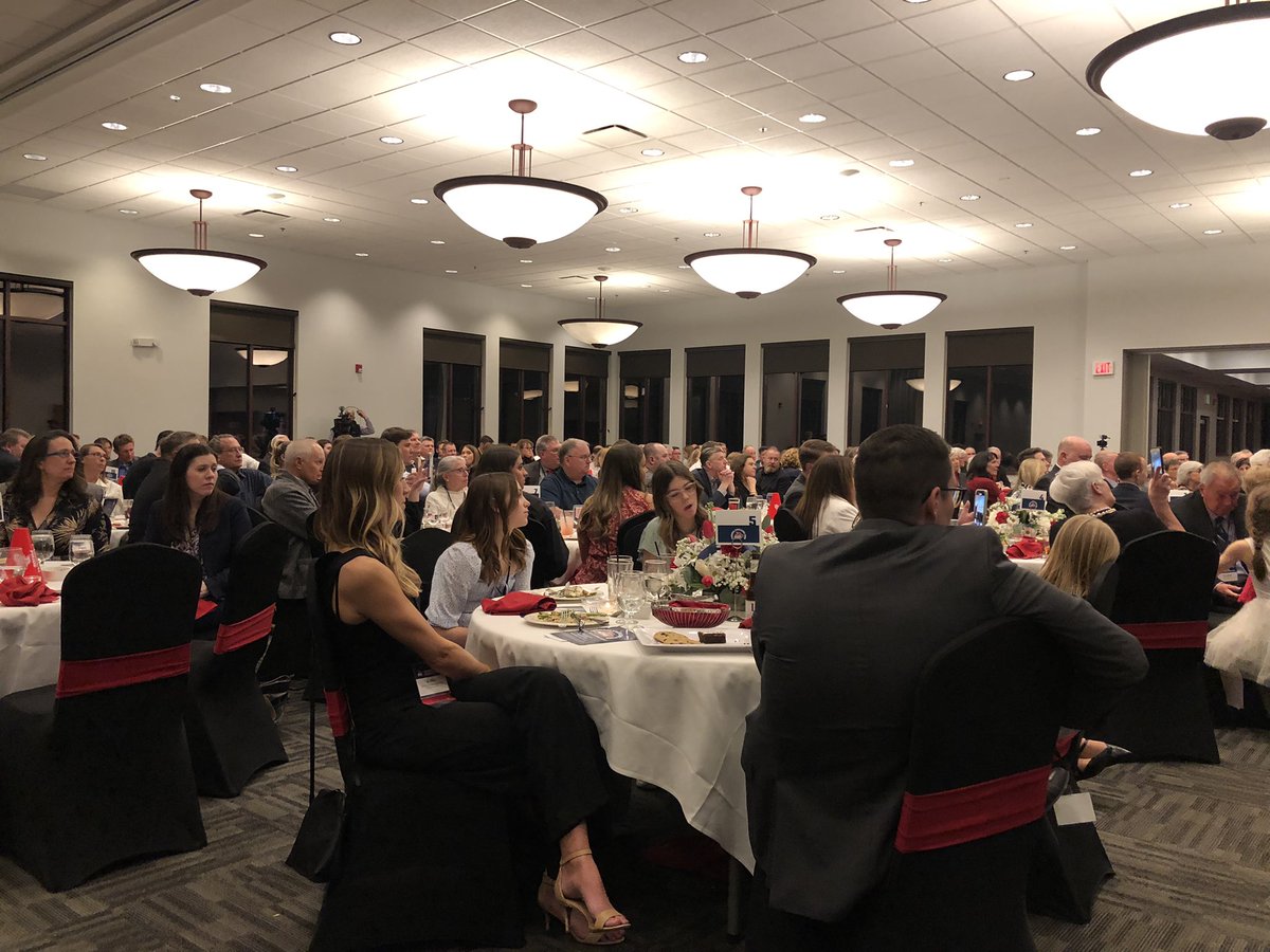 briansisson11's tweet photo. A tremendous evening was had last night at the @smumn Cardinal Excellence Fund Dinner. Congrats again to Hall of Famers Jen, George, Jen, Mark and Bruna on the tremendous accomplishment . Thanks for all who attended and your support @SMUSID #HallofFame #CardinalLegends https://t.co/1Md47Vn009