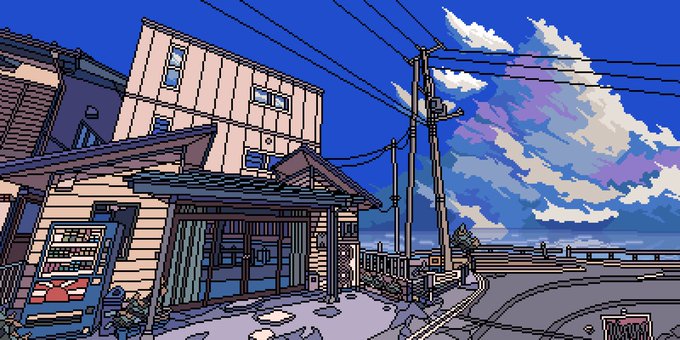 「scenery utility pole」 illustration images(Latest)｜21pages