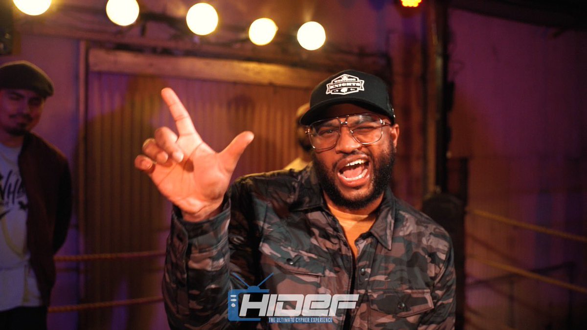 KnightTheJedi's tweet photo. Tonight at 7pm pst // 10pm est , tune in to the #HIDEFCypher to watch me perform a masterclass on bars, charisma, and artistry. You DON’T wanna miss this.👌🏾

Watch here &amp; subscribe: https://t.co/xkGrXEwjhB https://t.co/p5ORih7N4X
