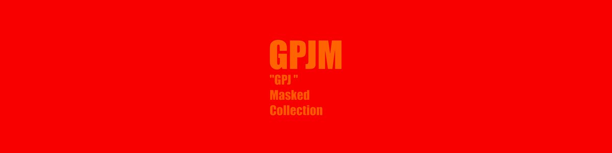 GPJ Masked Collection tweet media
