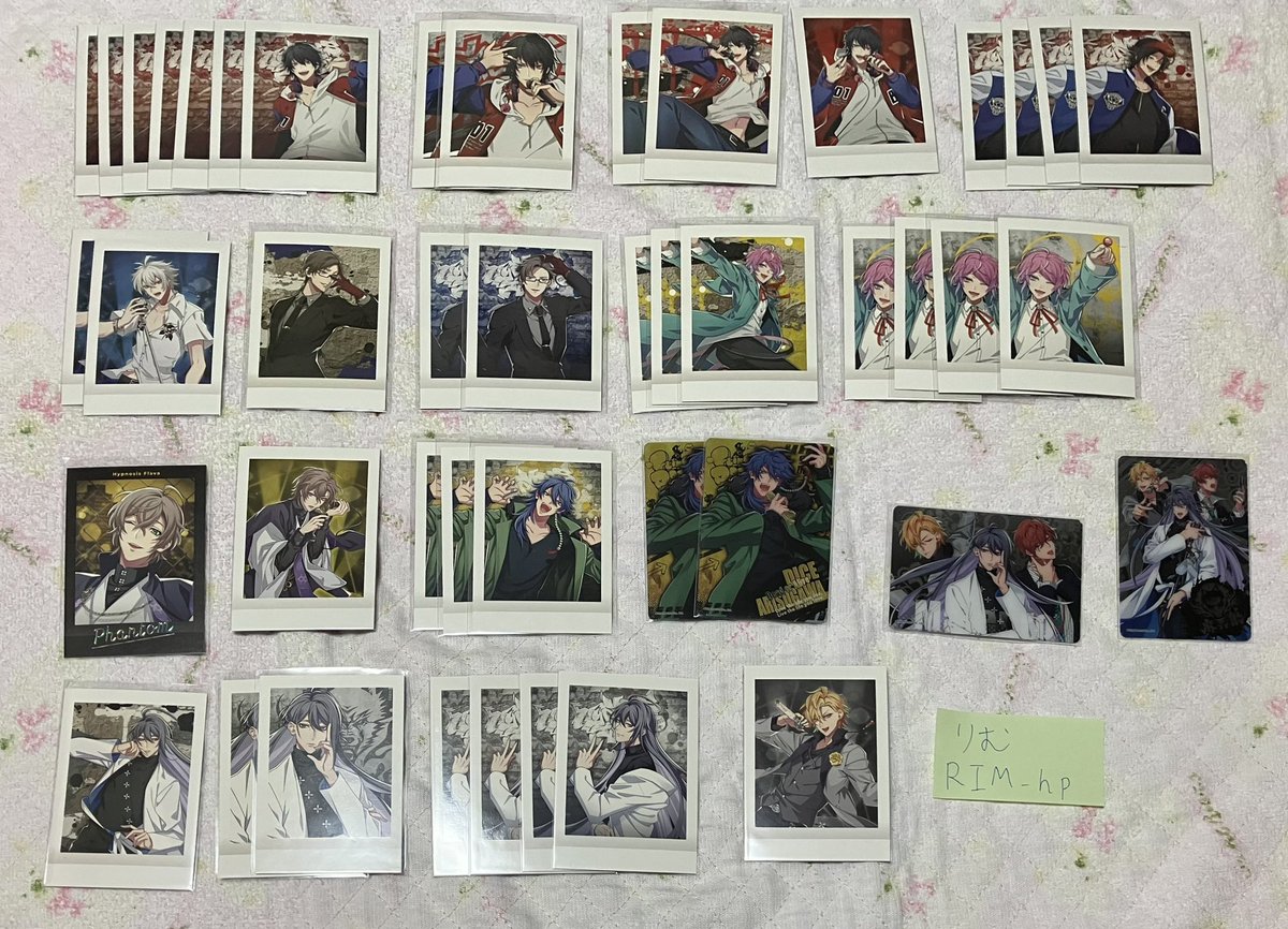 RIM_hp's tweet photo. ヒプマイ ぱしゃこれ パシャコレ プレシャスカード プレカ 交換 譲渡

求）理鶯 基本同種のみ＞＞＞ALT記載額
譲）一郎 二郎 三郎 ★左馬刻 ★銃兎　乱数 ★幻太郎 帝統　シンジュク ♡寂雷 一二三　ナゴヤ ★空却 ★十四 ♡獄　簓 ♡盧笙 ♡零

→→→ https://t.co/pexc7pQTdG