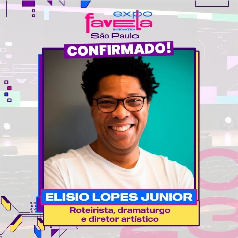 Quem desejar garantir seu ingresso, vai no site: expofavela.com.br
Vamos falar de cultura, dramaturgia e novela.
Simbora!!!!
@expofavelabrasil 
#tratebemasuarealidade 
#roteiristaspretos