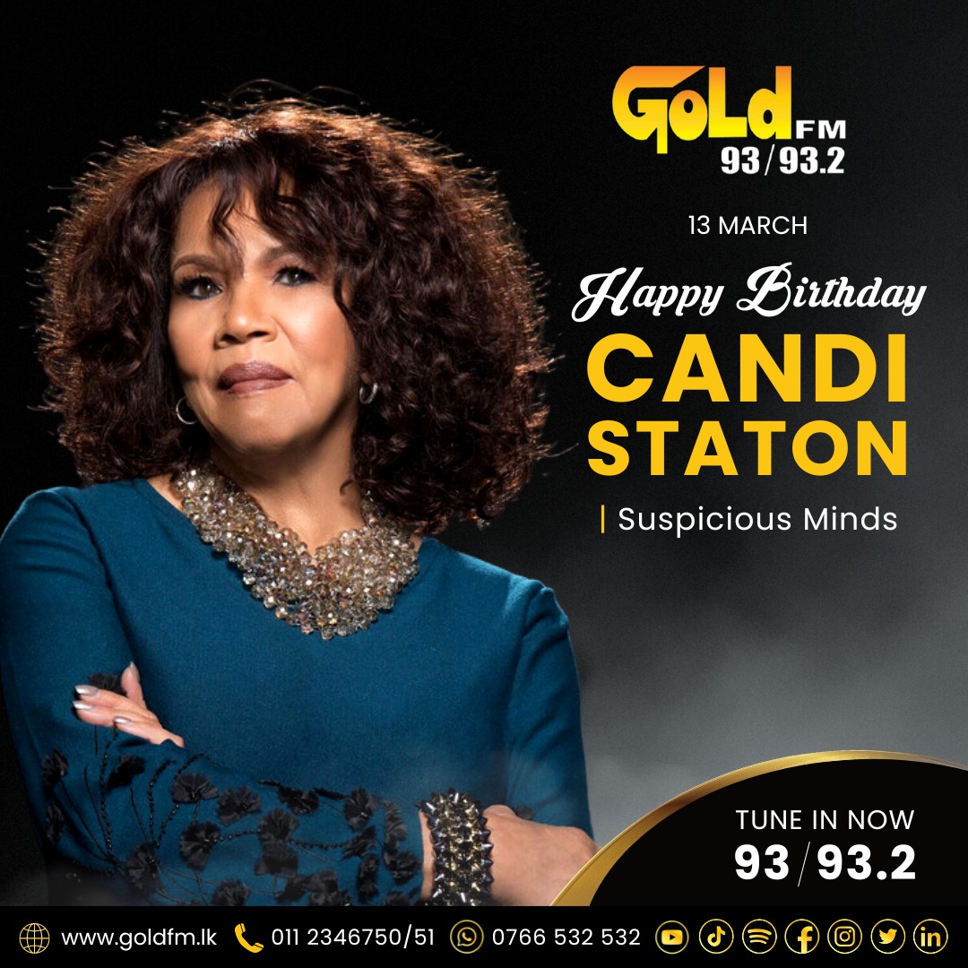 HAPPY BIRTHDAY TO CANDI STATON TUNE IN NOW 93 / 93.2 Island wide      