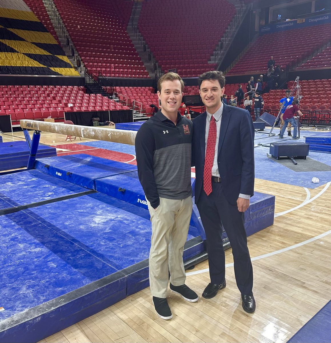 JoeyMaruschak's tweet photo. Last meet with the voice of @TerpsGymnastics himself, @shane_connuck!
What a fun time it has been getting to work with the team. The Terps scored a season high of 197.100 and senior Reese McClure posted a career high 9.925 on her floor routine.
#GymTerps #StrategicComm https://t.co/TgKGu1jvwM