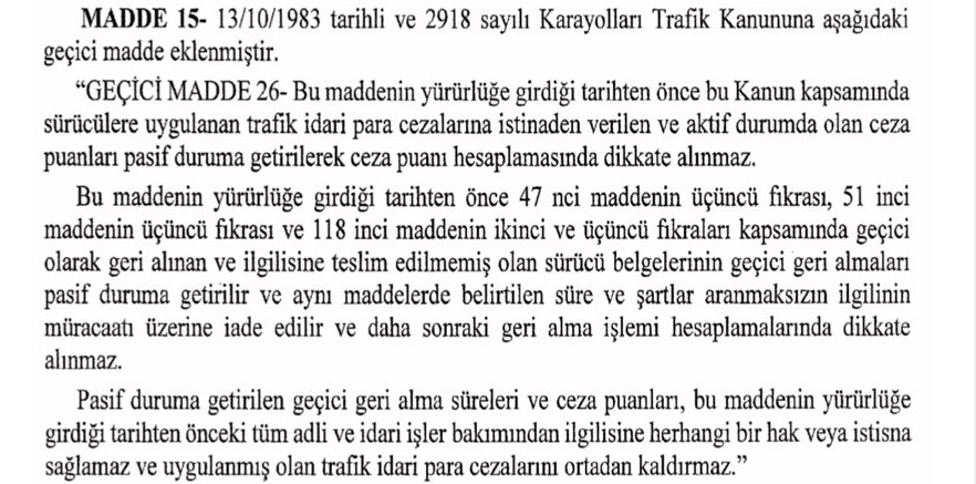 Sayın Vekiller bu dar zamanda #EhliyetAffı yerine içi boş puan affına boşa mesai harcamışlar!
Çünkü yılın 2. ayında 100 puanını dolduracak kadar psikopat sürücü var mı bilmiyorum!
Bunca sürücü af diye feryat ederken bir tane bile puan affı teşekkür mesajı neden yok?!
<a href="/tcbestepe/">T.C. Cumhurbaşkanlığı</a>