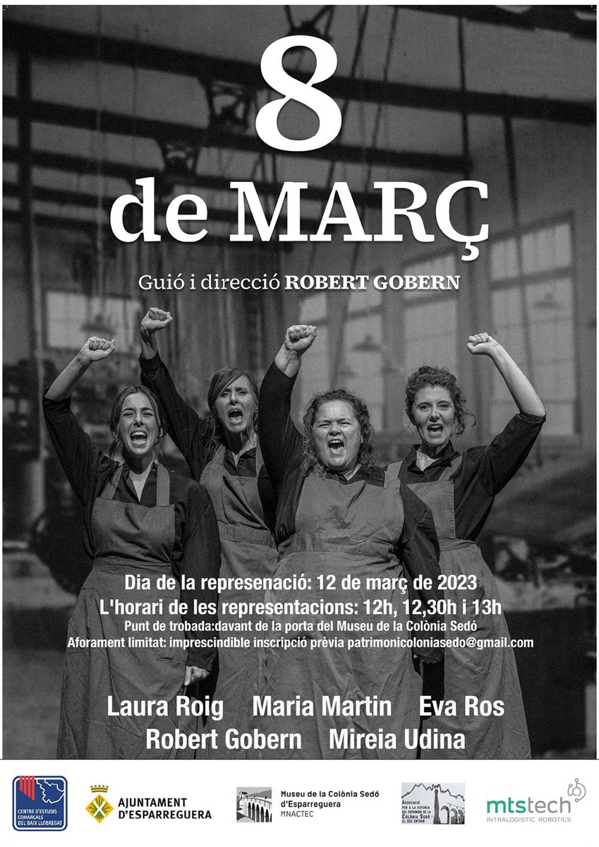 esparregueraECP's tweet photo. Cap de setmana ple d’activitats, dissabte amb la 3a edició de la festa més solidària #FESTAVAL i avui per finalitzar la celebració del #8M amb l’obra teatral “8 de març” i el partit de futbol sala entre les veteranes #Esparreguera i #Olesa a més a més de la VII Cursa Ciclista https://t.co/IyZ9M1HFg7